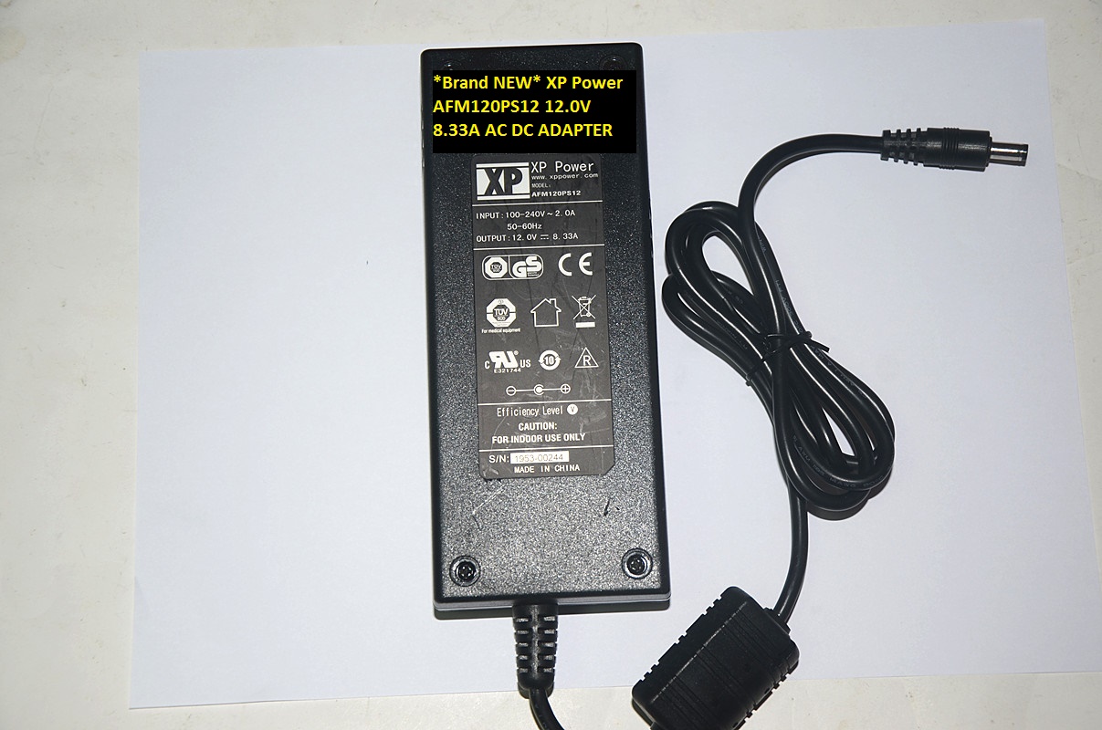 *Brand NEW* XP Power AFM120PS12 12.0V 8.33A AC DC ADAPTER